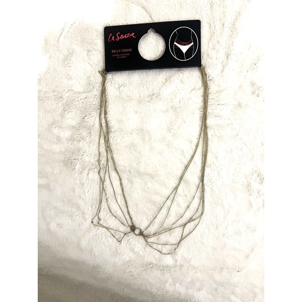 La Senza Multi- Layered Belly Chain GOLD ONE SIZE: NWT